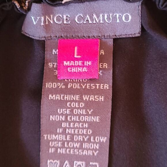 Vince Camuto Womens Leopard Print Elastic Waist Skirt Large - Picture 3 of 9